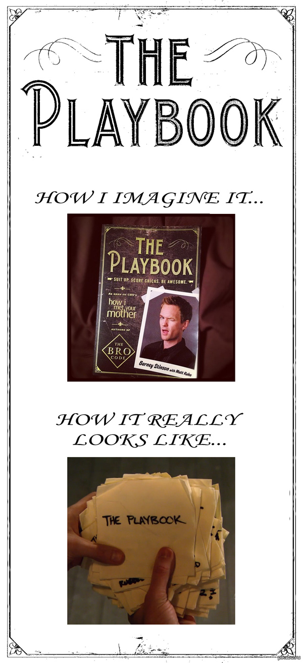 Как я себе это представляю / как это выглядит на самом деле