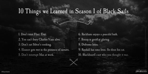 10         Black Sails   