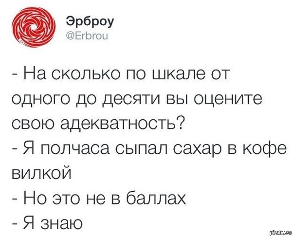 тест адекватный