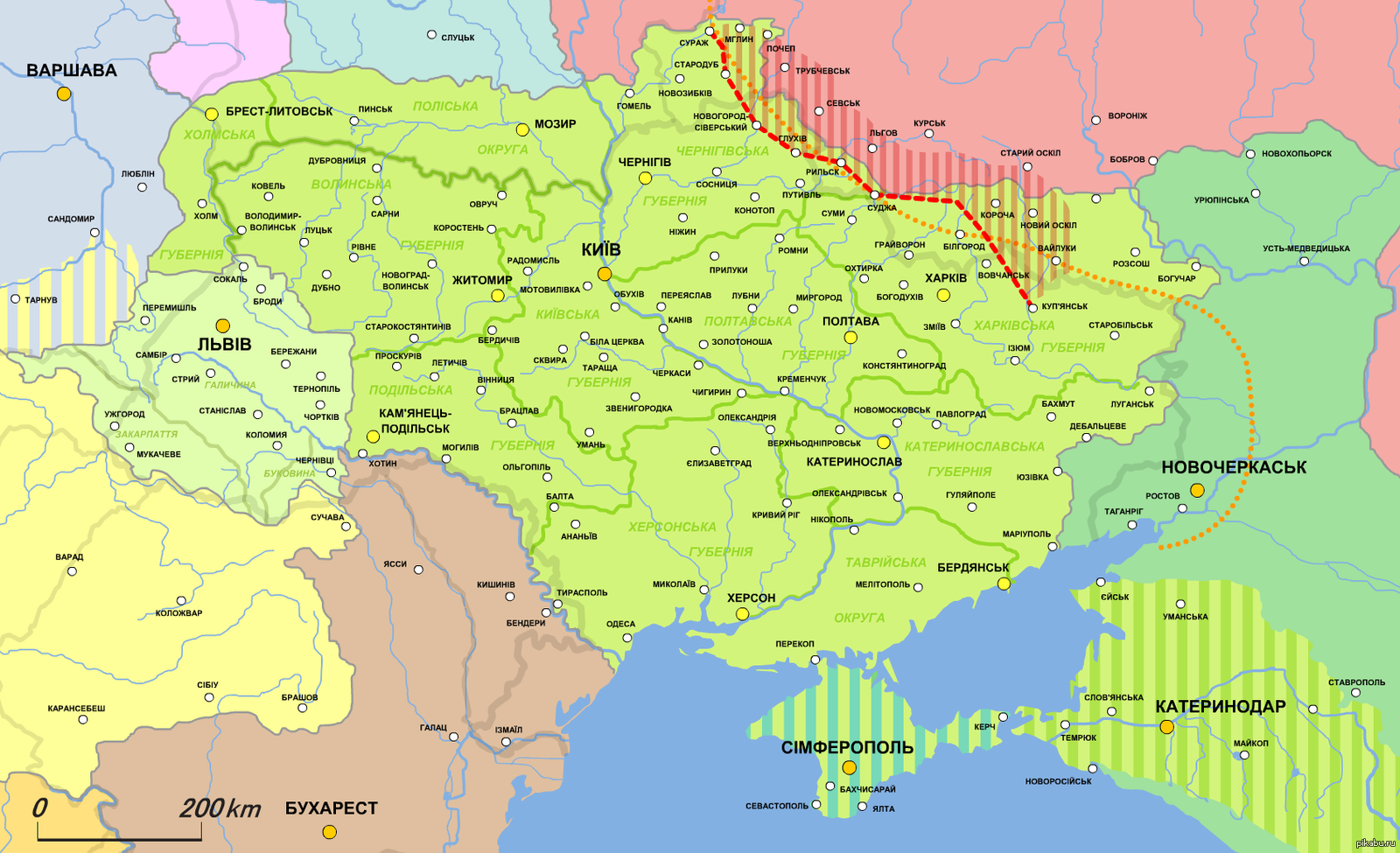 Какие страны на западе украины. 1918 Территория украинской народной Республики. Карта украинской народной Республики 1918. Украинская народная Республика 1918 год карта.