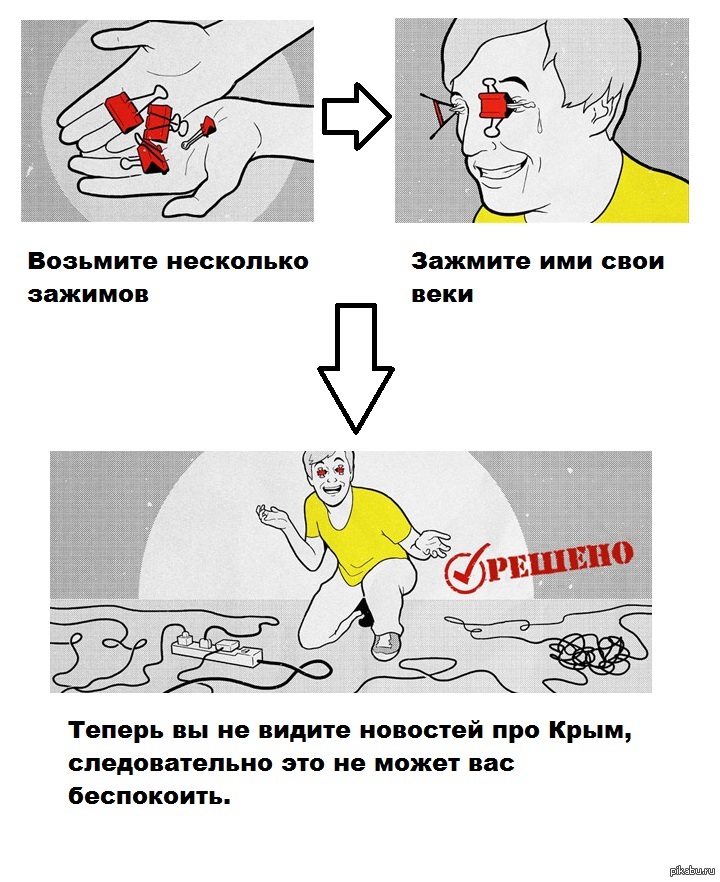 Как избавиться от новостей про Крым. | Пикабу