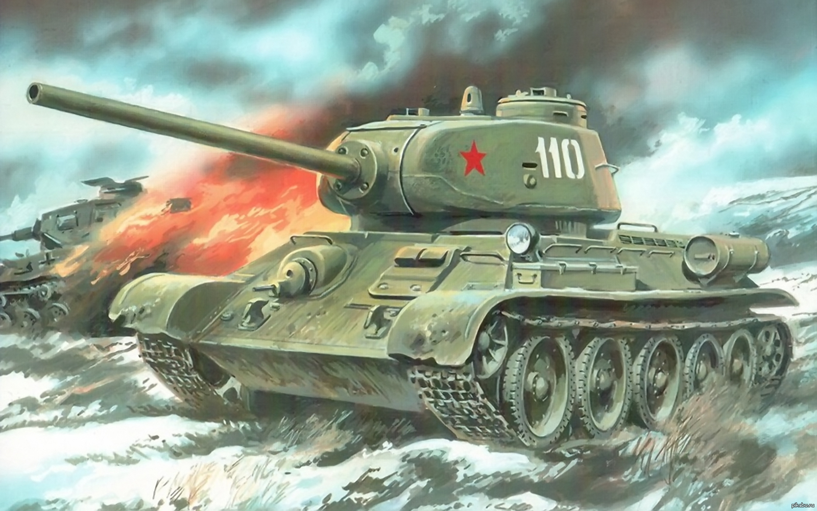 Красивые з т. Танк т-34-85. Советский танк т 34.