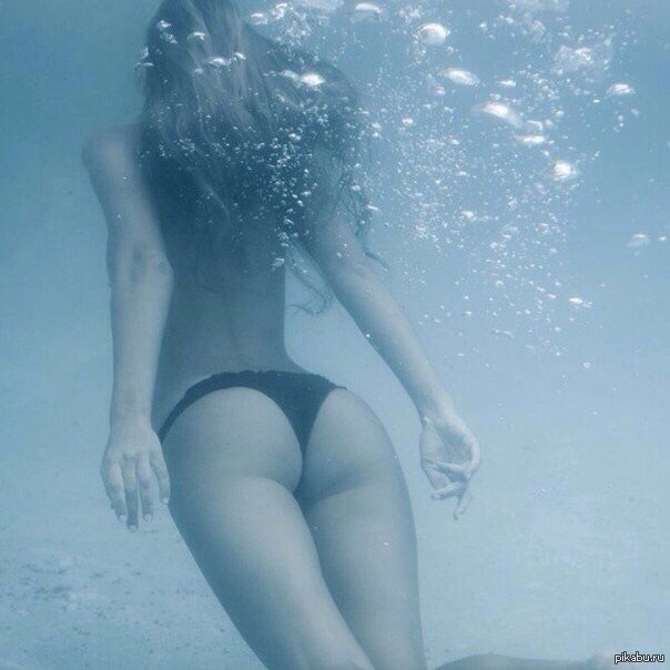 Swim with me... - NSFW, Ocean, Beautiful girl