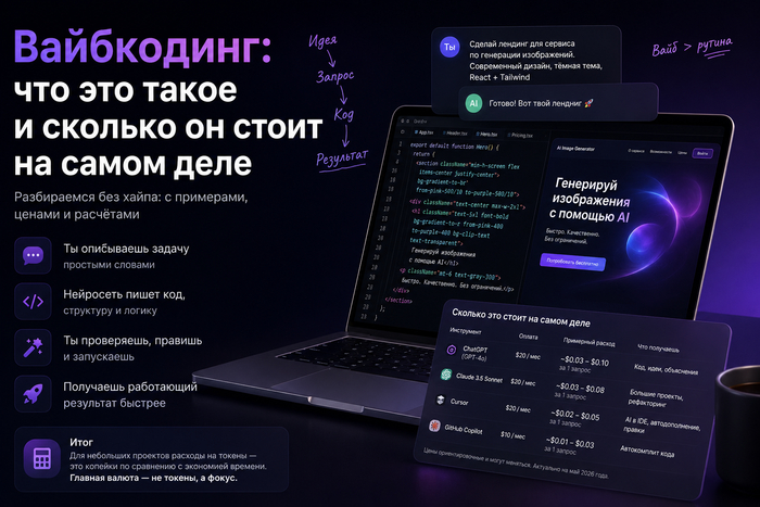 Вайбкодинг: что это такое и сколько он стоит на самом деле
