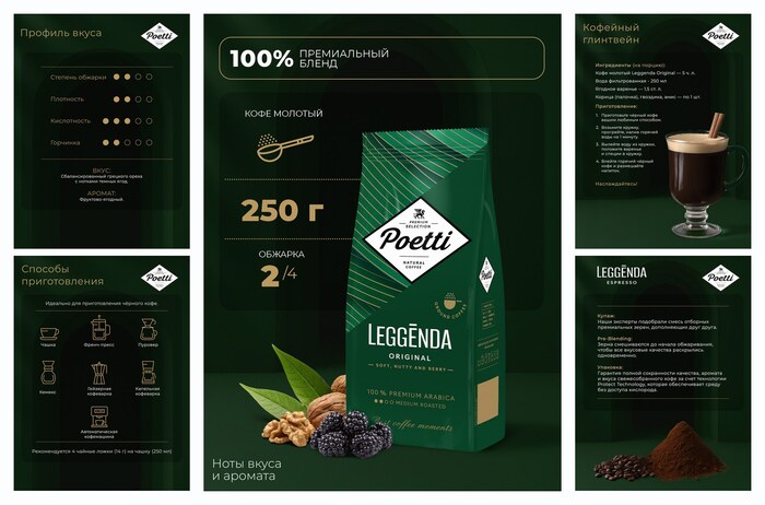 ���� Poetti ″Leggenda Original″, �������, ������� �����, 250�