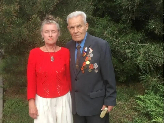 Никодим Сергеевич с дочерью Светланой Источник: Предоставлено родственниками Кочергина