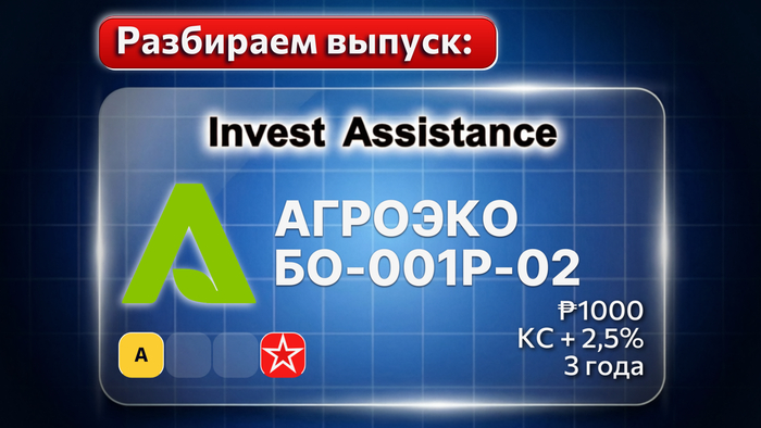 Разбор облигаций АГРОЭКО-БО-001Р-02