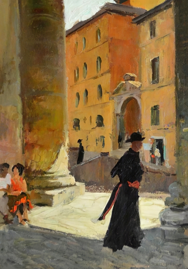"Рим. Колоннада" (1964) Курганский областной художественный музей