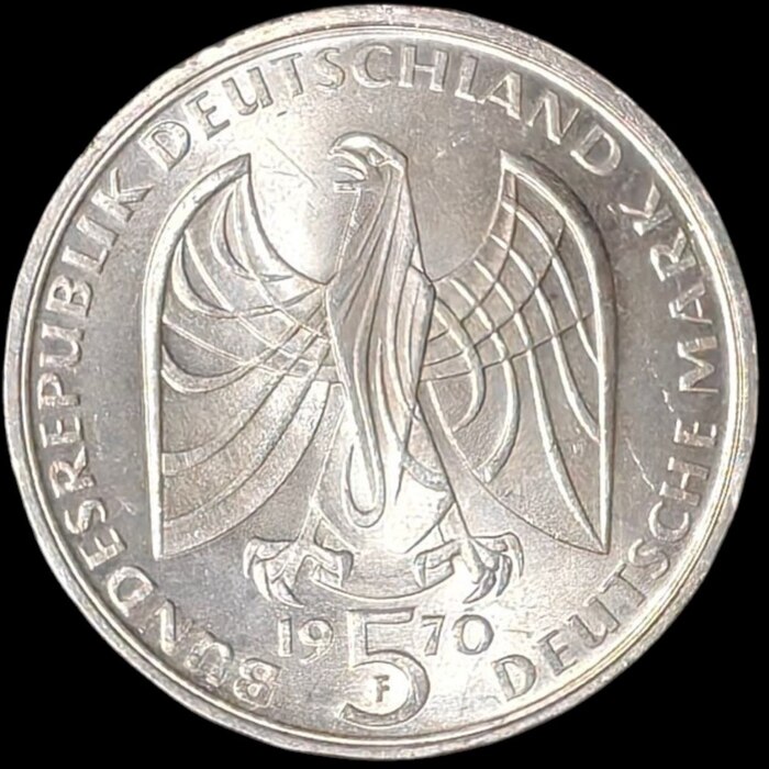 �����: ��������������� ���� ��� (����), ������� �BUNDESREPUBLIK DEUTSCHLAND�, ������� �5� � ��� ������� �1970�, � ����� ����� ��������� �����.