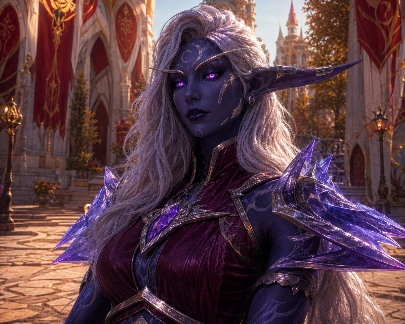 Первые шаги в Луносвете - Моё, Контент нейросетей, Арты нейросетей, World of Warcraft
