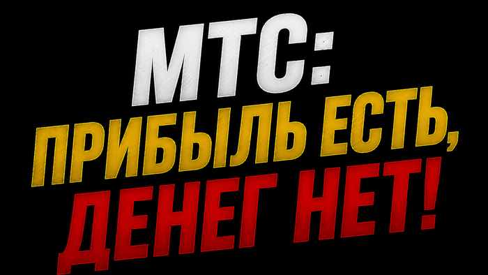 МТС – прибыль есть, а деньги?