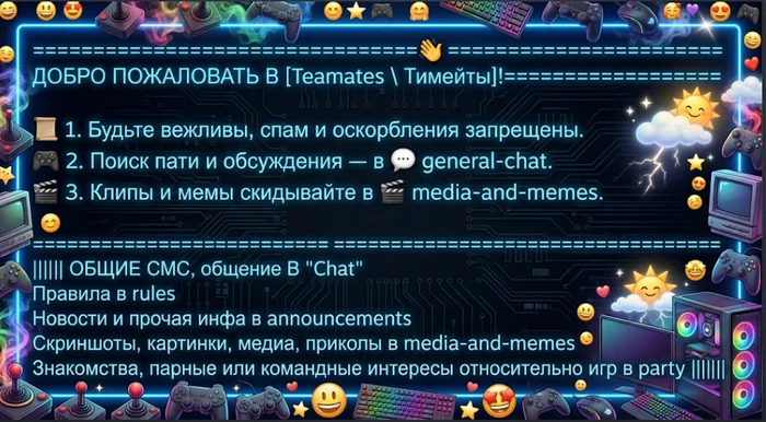 Прайм-тайм: Личное +05:00 GMT около 20:00+ игровое время по ASTANA, у участников чата по разному, чат новый!