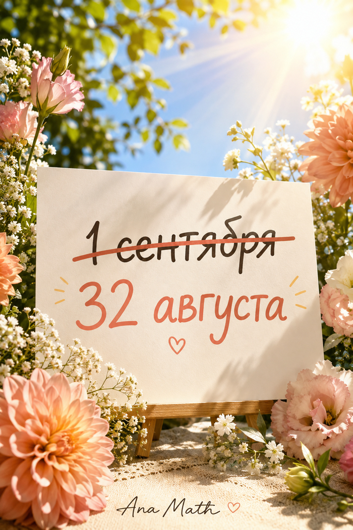 С 1 сентября