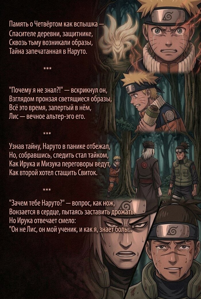 Наруто в свободных стихах