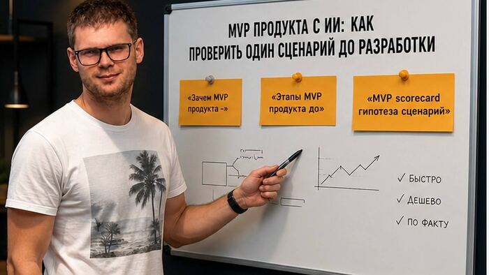 MVP — это не «урезанное ТЗ», а один сценарий на неделю