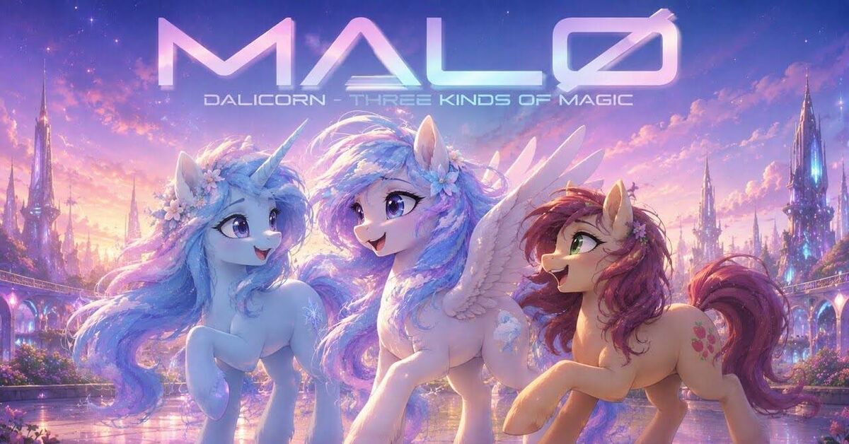 Dalicorn -Three kinds of magic - Моё, Милота, My Little Pony, Музыка, EDM, Ponycraft, Видео, YouTube