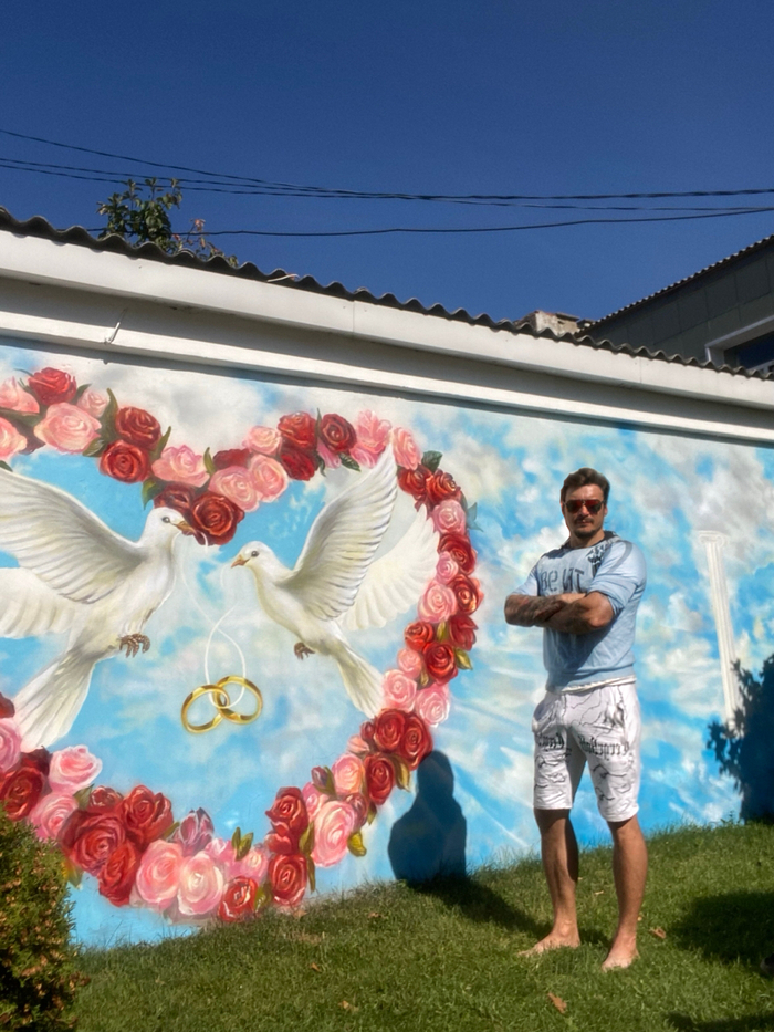 Граффити голуби