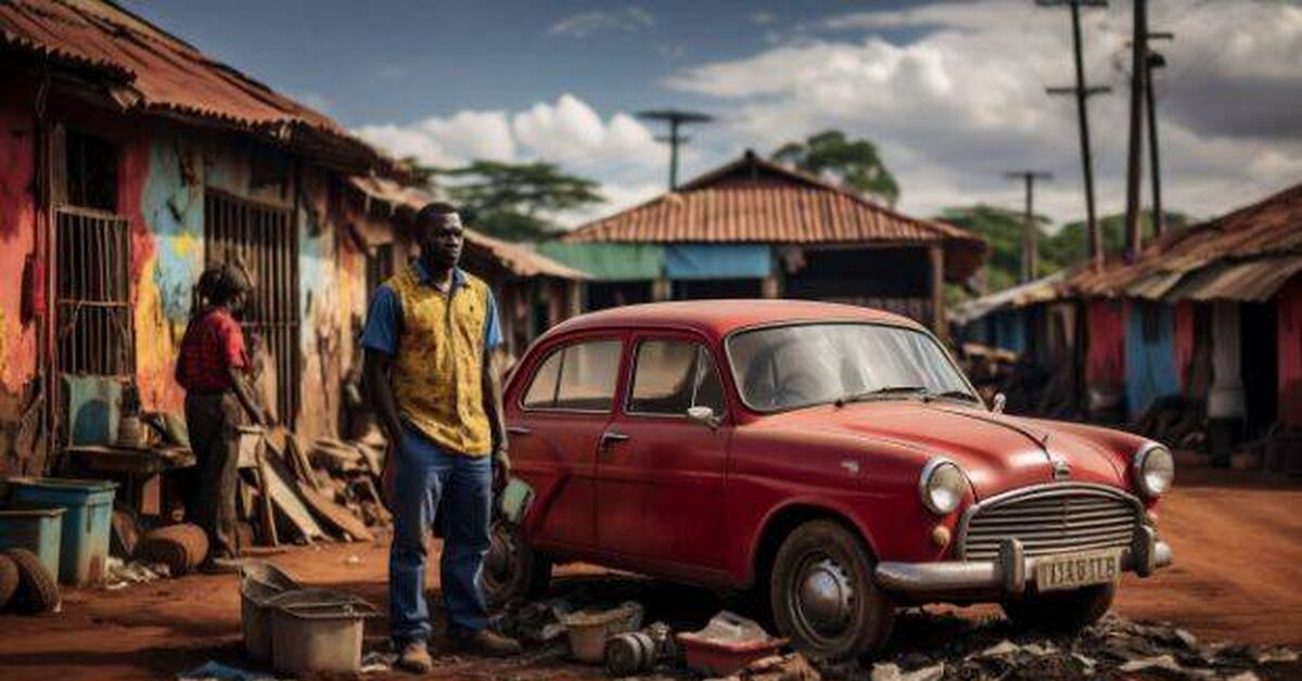 African auto repair shops. That'll do! Prying with a crowbar - Africa, Auto, Auto repair, Technics, Car service, Breaking, Spare parts, Rukozhop, Tin, Repair of equipment, Technologies, Engine, Video, Rutube