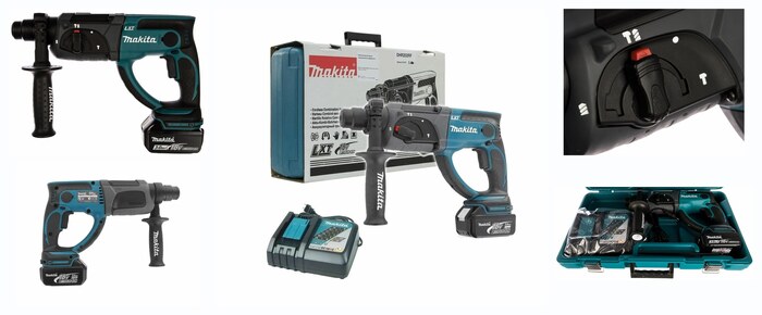 ���������� Makita DHR202RF �������������� 18� LXT 2��. 4000 ��/��� (1��� 3��, �/�, ����)