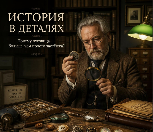 Пуговица: маленькая вещь, которая держала целый мир