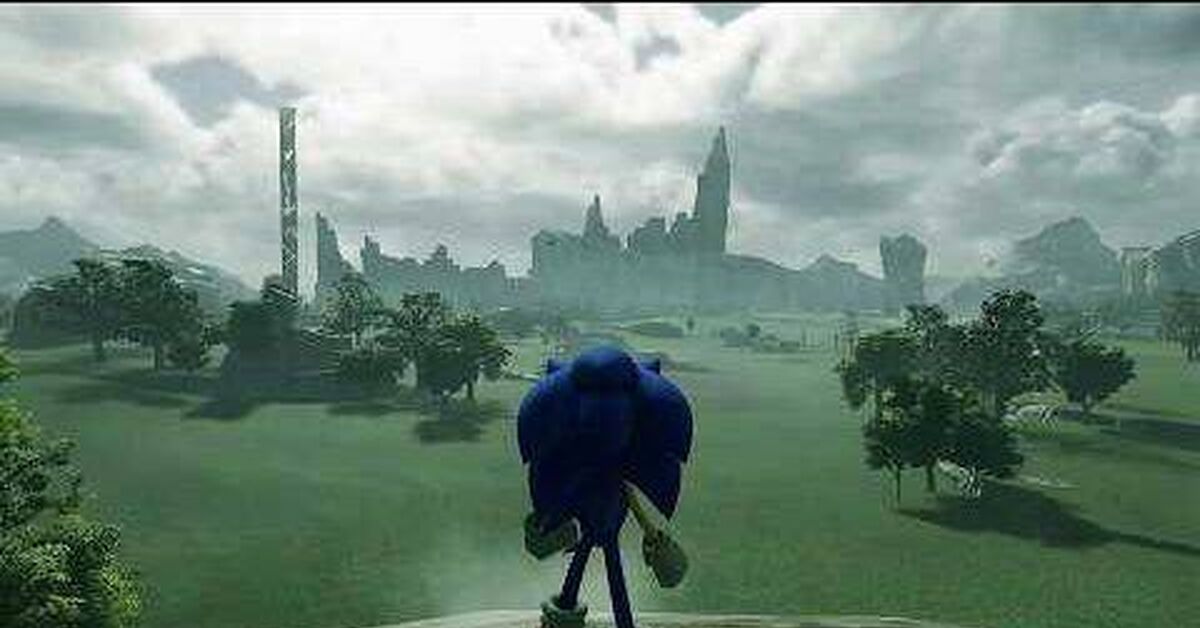 An early prototype of Sonic Frontiers - Games, Computer games, Looking for a game, Advice, Trailer, Game Trailer, Game world news, Sega, Sonic the hedgehog, Sonic Team, Sonic Frontiers, Open world, Adventures, Action, Action, Platformer, Video, Rutube, Youtube
