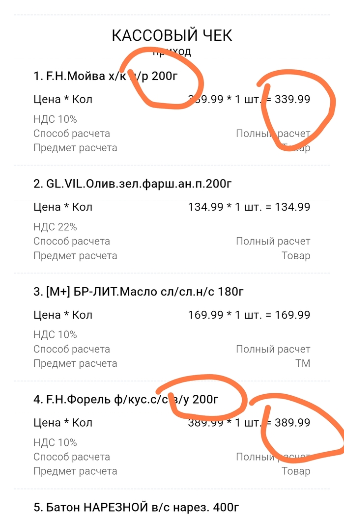 Мойва и форель