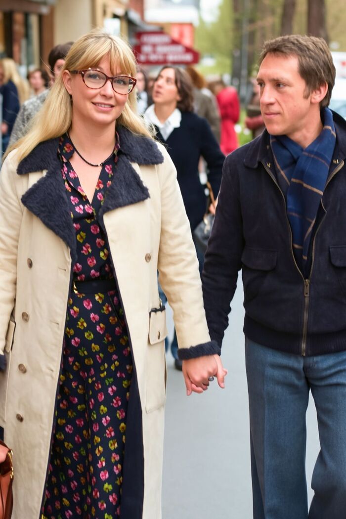 French Actress Marina Vlady With Singer Poet Vladimir Vissotski, In Paris, France