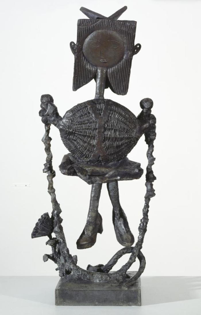 Пикассо; «Маленькая девочка, прыгающая через скакалку» (1950)