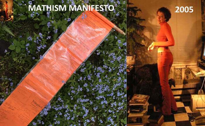 Lena Hades in 2005 and her Mathism Manifesto