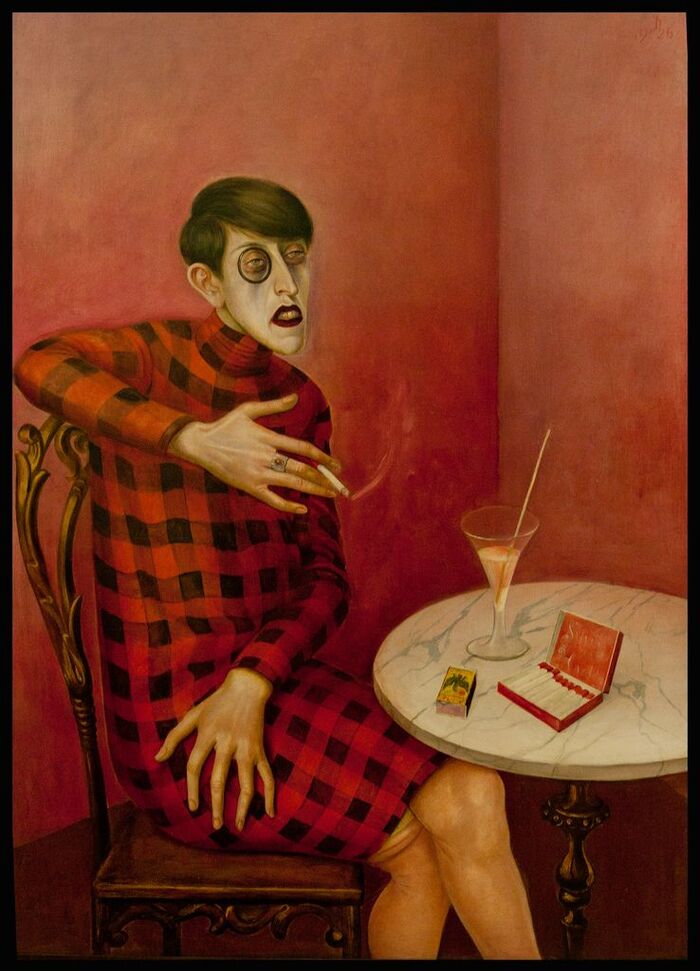 Отто Дикс, «Портрет журналистки Сильвии фон Харден», 1926 г.