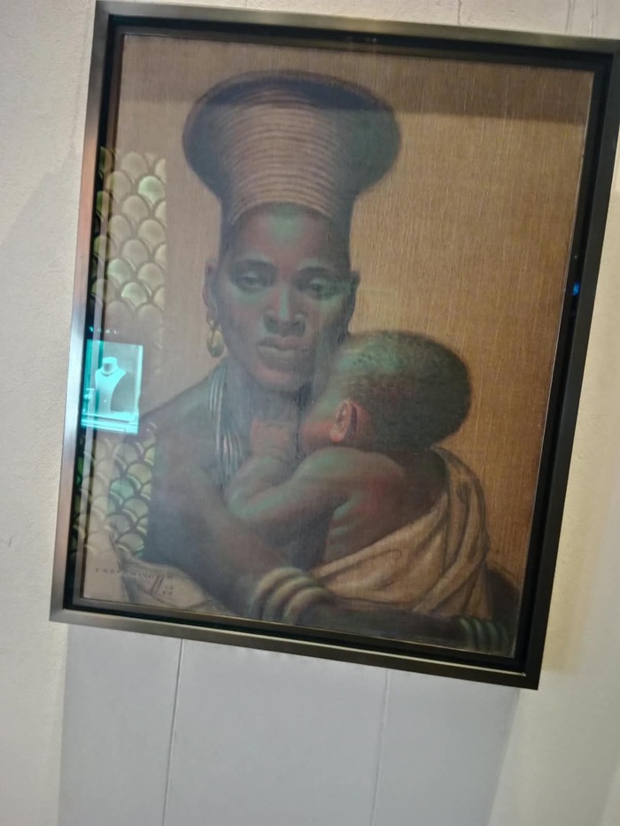 Африканская мадонна» (African Madonna) кисти Владимира Третчикова, написанная в 1952 году.