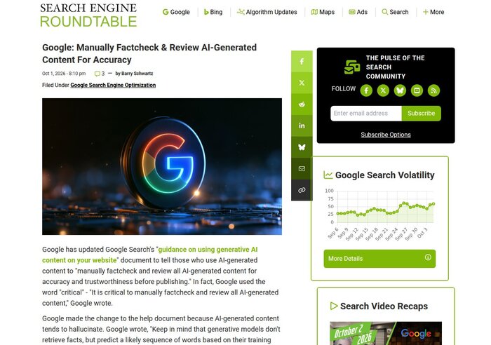 Google ужесточил требования к ИИ-контенту. Галлюцинации нейросети — это не баг, это фича