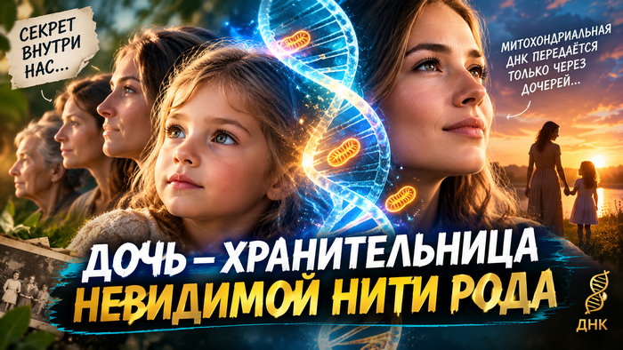 СЫН ПРОДОЛЖАЕТ ФАМИЛИЮ, А ДОЧЬ — НЕВИДИМУЮ ЛИНИЮ РОДА 🧬❤️ И ВОТ ПОЧЕМУ