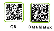 ������� QR �� ������� ��� ����� Data Matrix