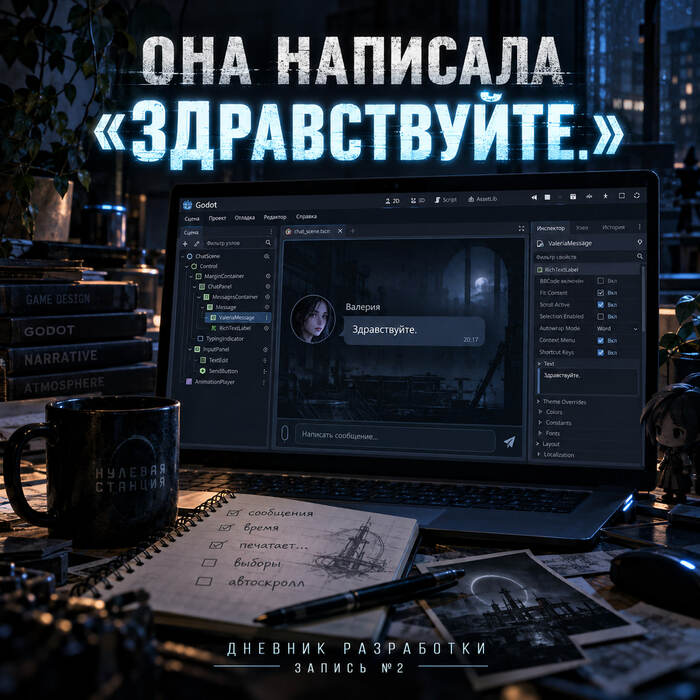 ОНА НАПИСАЛА «ЗДРАВСТВУЙТЕ.»