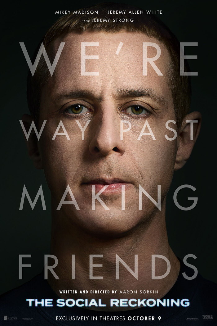The Social Reckoning (2026). Official poster, Sony Pictures