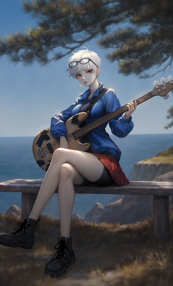 Rocker girl (Baltic sea travel)