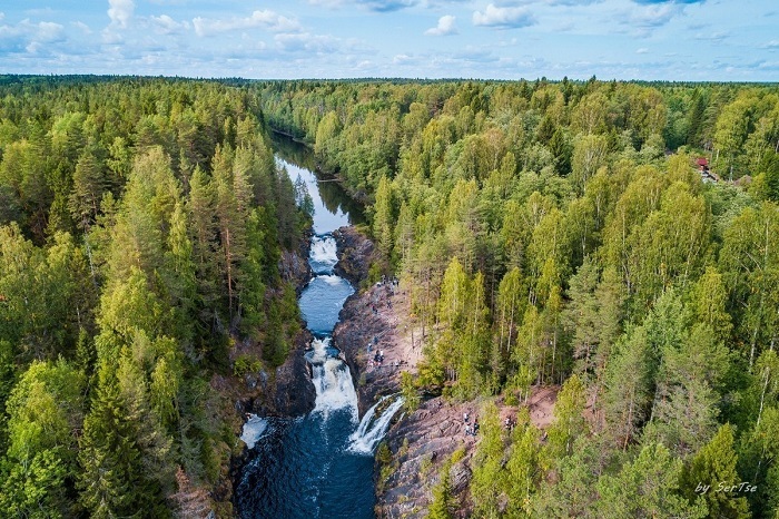 Заповедник и водопад Кивач.Фото: сайт заповедника Кивач / Сергей Цепек