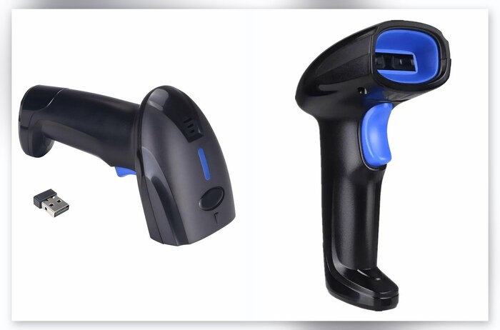 Беспроводной cканер штрих-кодов SUNTEK 2D Bluetooth+Wireless Barcode Scanner (ST1100DB) Blue