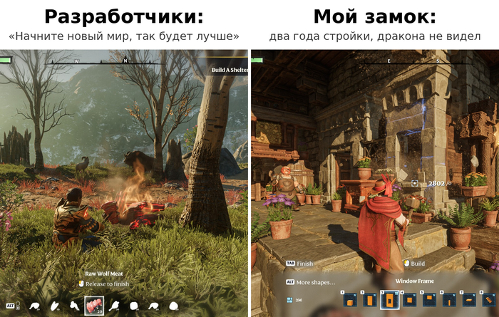 Enshrouded вышла в 1.0, и разработчики советуют начать заново. Что будет с твоим замком?