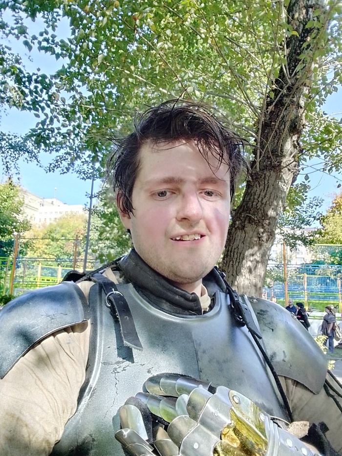 Это я на манёврах Святого Варга в Москве