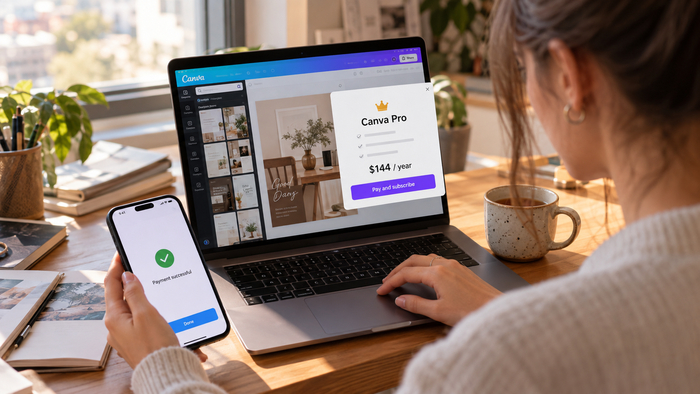 Как оплатить Canva Pro из России в 2026 году