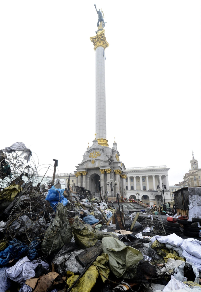 Помните, колонну Свободы в центре Киеве? Фото: EAST NEWS.