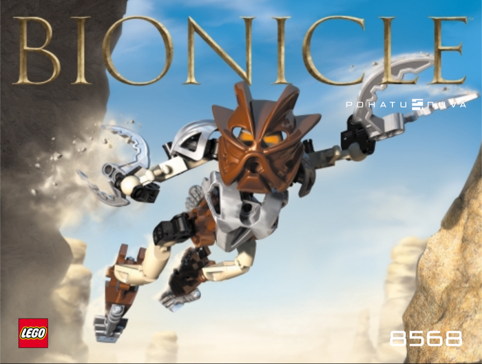 LEGO 8568 ������ ���� (Pohatu Nuva) �� ����� Bionicle, ���������� � 2002 ����.