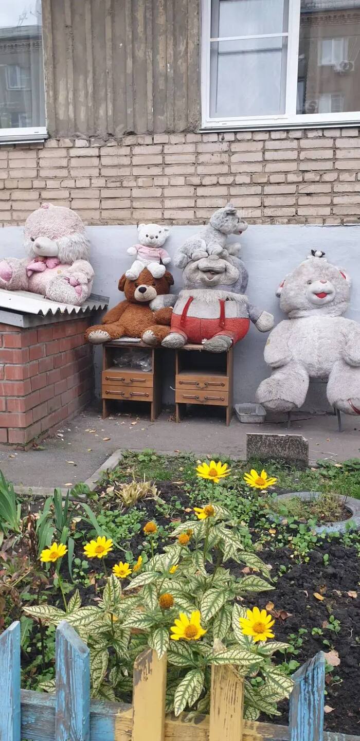 Кажется, эта компания немного засиделась в гостях у осени…