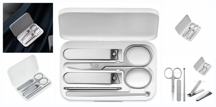 ���������� ����� Xiaomi Nail Clipper Five Piece Set, �����/�����������, 5 ���������