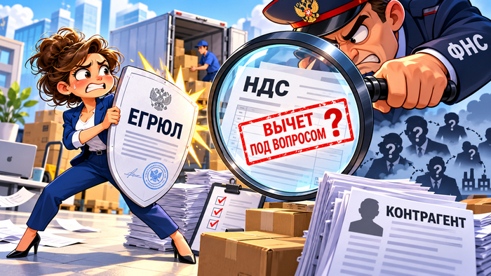 Выписка из ЕГРЮЛ есть, а вычета по НДС нет. Разбираем, почему ФНС снимает деньги и как защититься в 2026 году