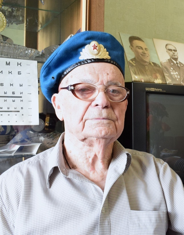 Фронтовик-десантник Владимир Георгиевич Анисимов. Отмечаеи его 95-летие.