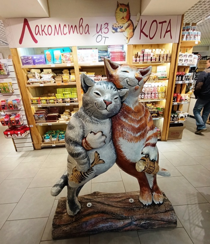 В магазине сувениров «Йошкин кот». Фото автора (октябрь 2026)