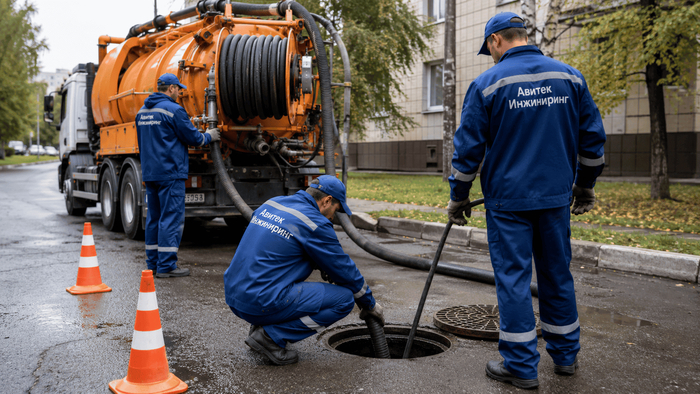 промывка канализационной сети